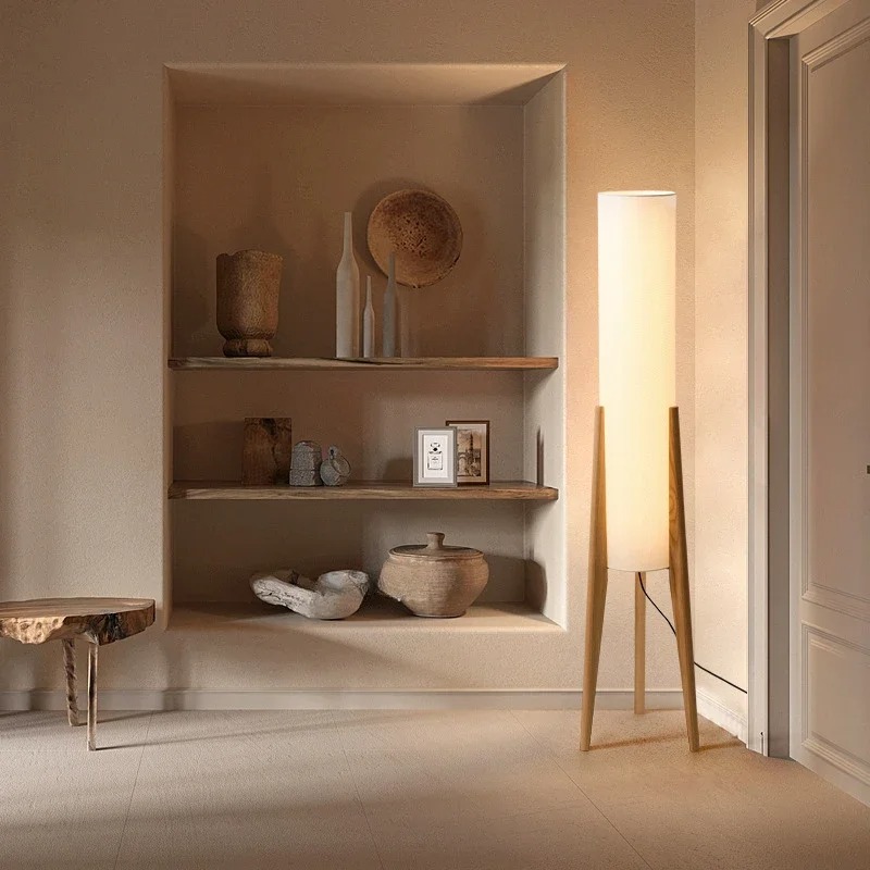Walnut Floor Lamp application