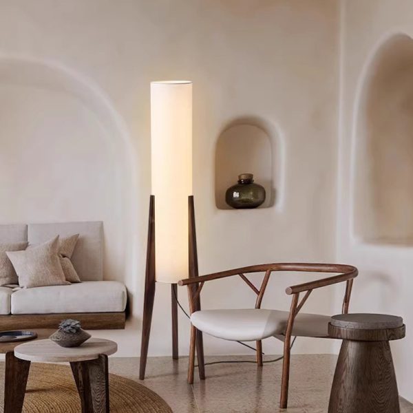 Walnut Floor Lamp warm