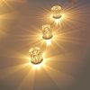 Crystal table lamp warm white