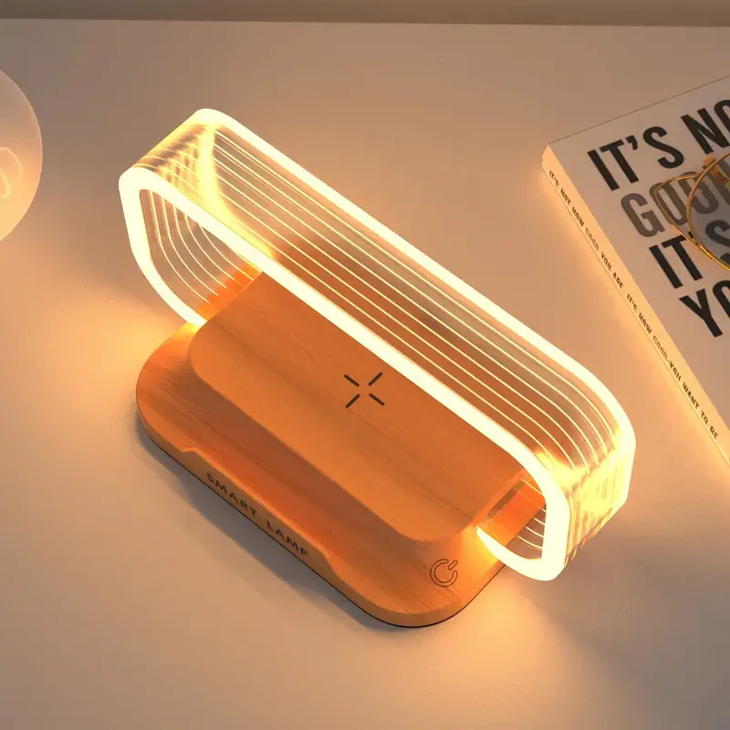 Desk Lamp With Wireless Charging