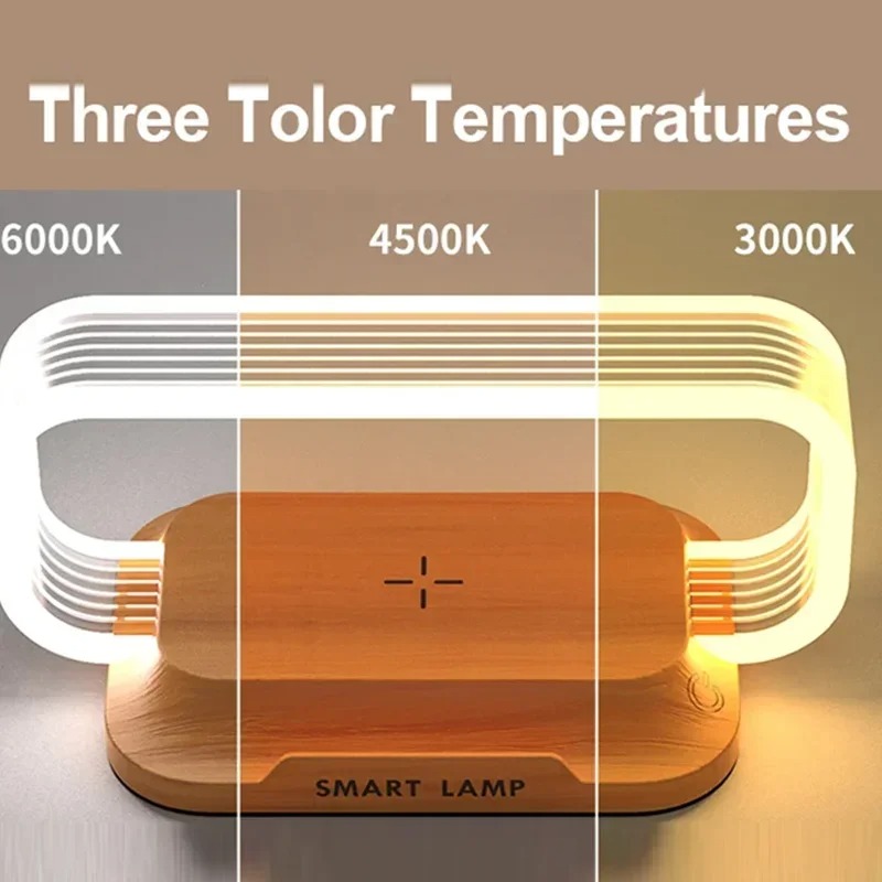Desk Lamp With Wireless Charging color temperature