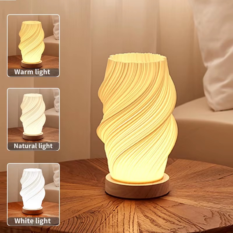 French Cream 3D Print Lamp color temperature