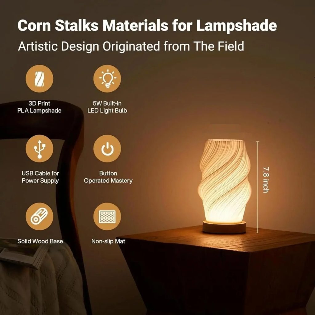 French Cream 3D Print Lamp