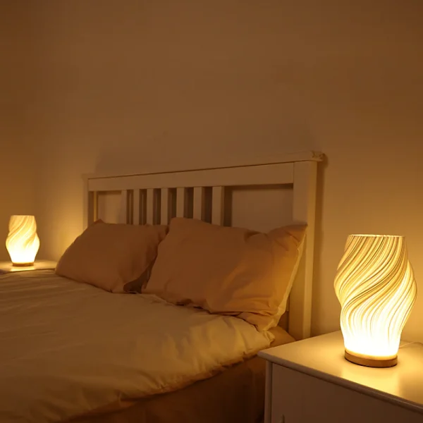 French Cream 3D Print Lamp view