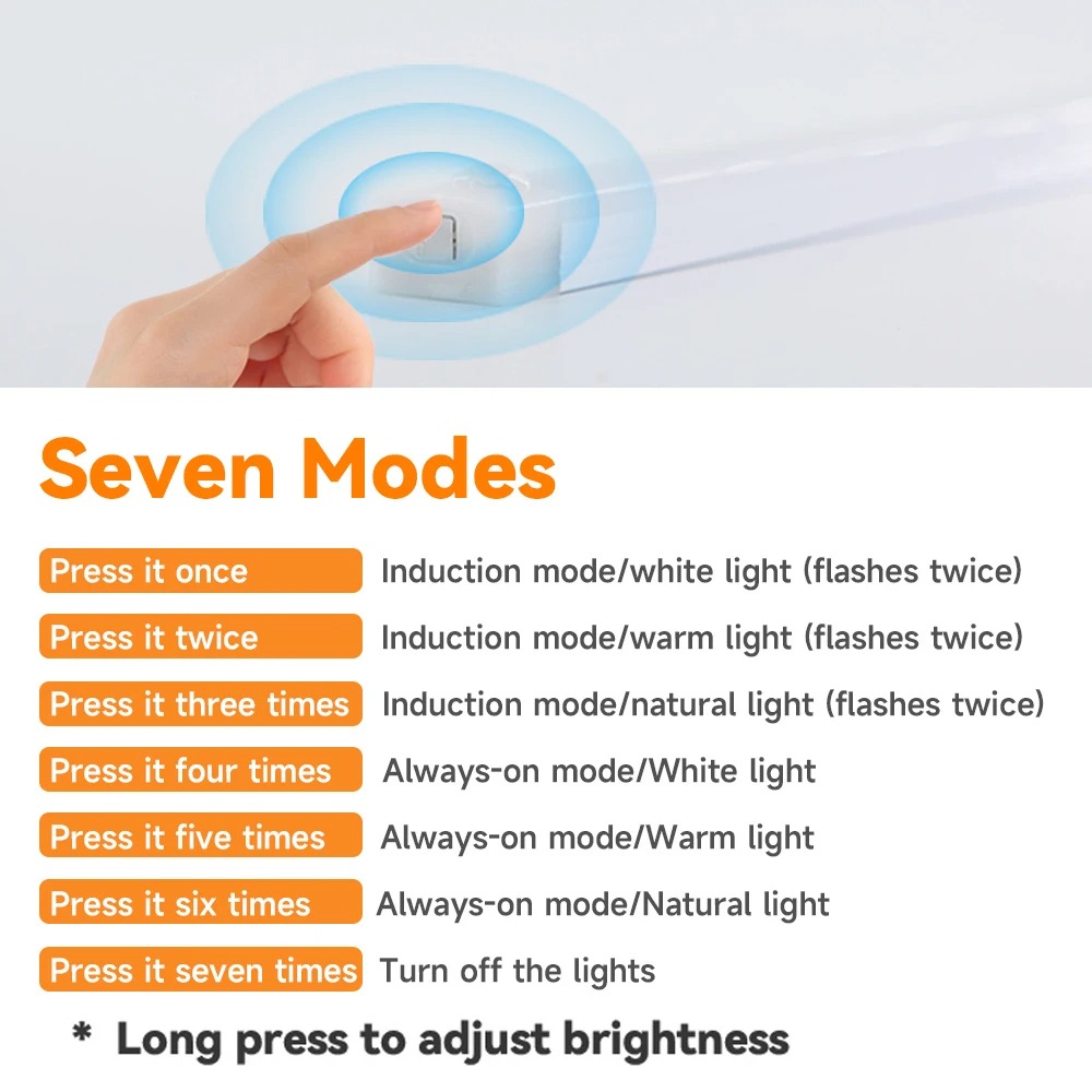 Motion Sensor Bar Light operation