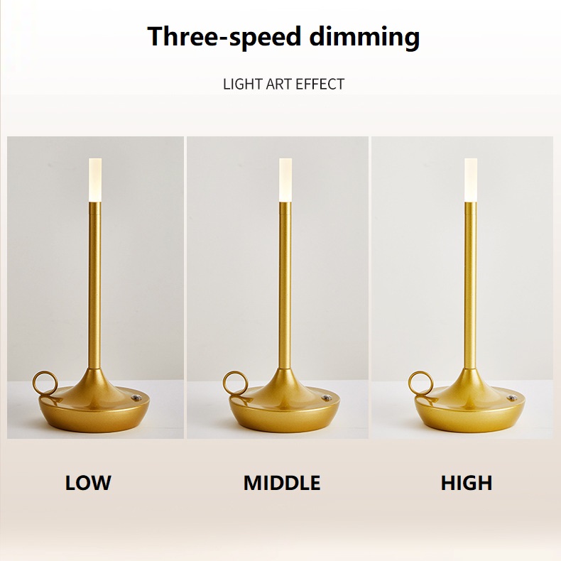 Rechargeable Candle Lamp table lamp light description