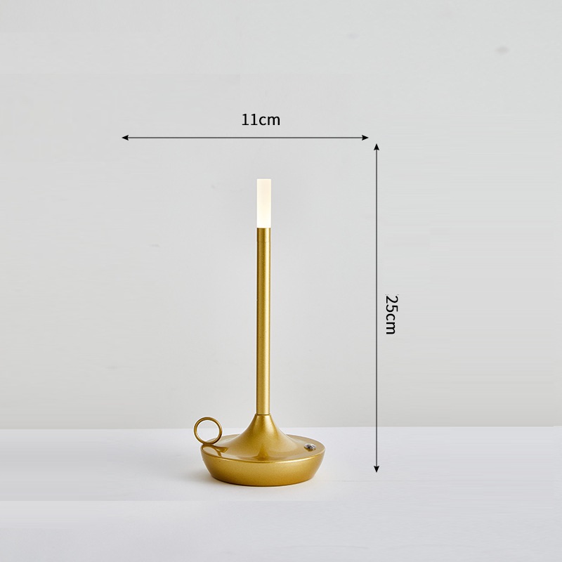 Rechargeable Candle Lamp table lamp size