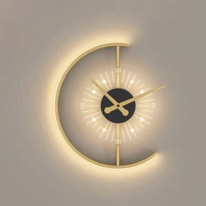picture ofclock wall lamp