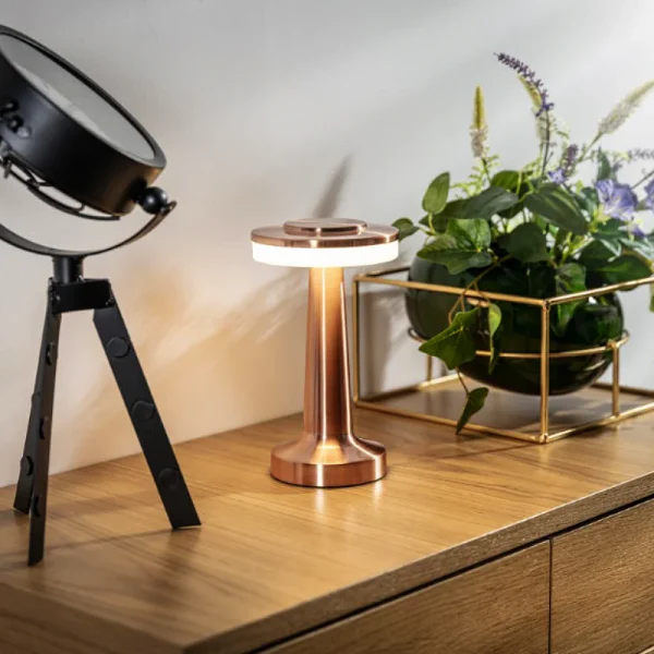 cordless metal desk lamp