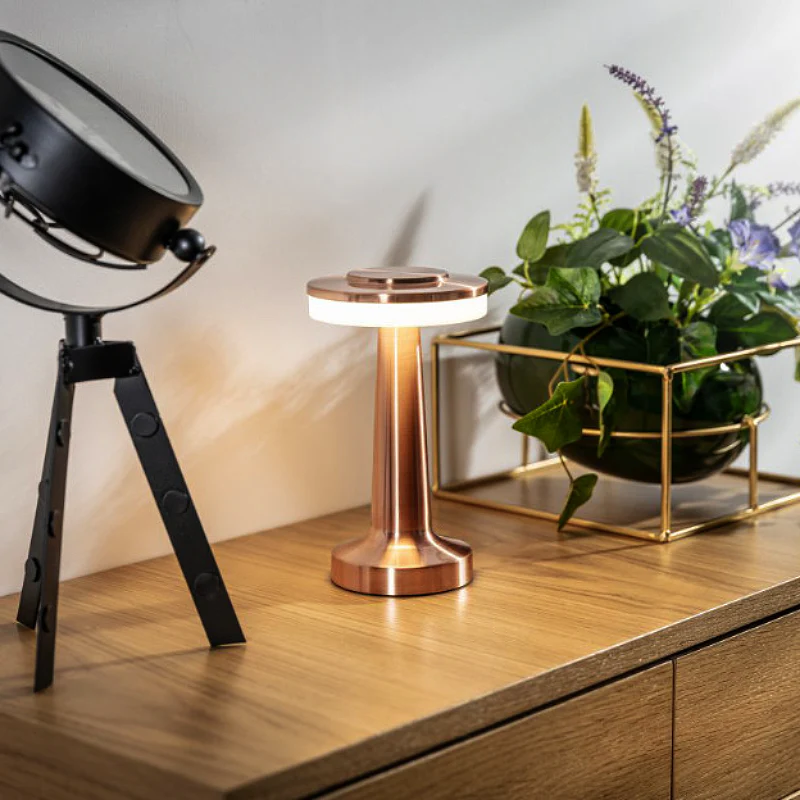 cordless metal desk lamp