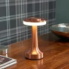 cordless metal desk lamp bronze color