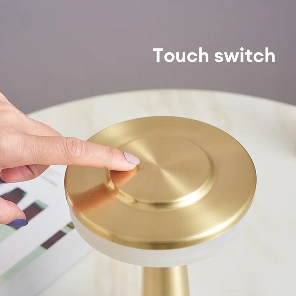 metal desk lamp touch function